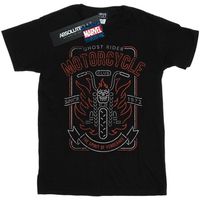 marvel camiseta manga larga motorcycle club para mujer