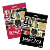 tallon artist sketch pad 20 sheet a3 6 pack