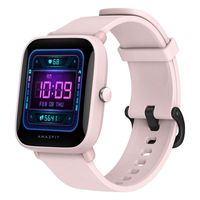 amazfit bip u pro smartwatch rosa