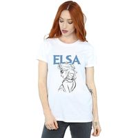 disney camiseta manga larga frozen para mujer