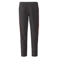 maison scotch pantalon tapered lurex pants with velvet side panel para mujer