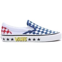 vans deportivas moda classic slip on - vn0a7q58y6z1-blue white para hombre