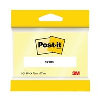 post-it 76x127mm canary yellow notes 12 pack 6830y