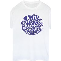 willy wonka  the chocolate fact camiseta manga larga bi47220 para mujer