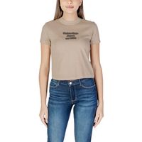 calvin klein jeans camiseta washed puff print j20j224988 para mujer