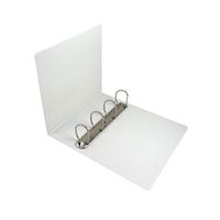 esselte 60mm 4 d-ring presentation binder a4 white