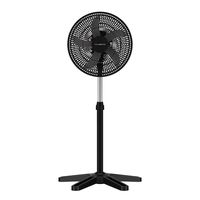 rowenta turbo essential vu3110f0 ventilador de pie 70w negro