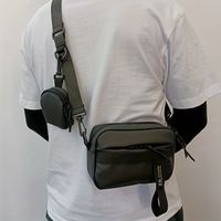 bolso creativo de hombro casual para salir para hombres