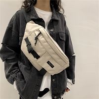 bolso de cintura de gran capacidad bolso cruzado vintage bolso casual de pareja en el pecho