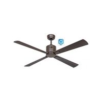 ventilador de techo casafan eco neo iii 132cm con wifi 949212w motor bronce cerezo y nuez