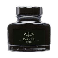 parker quink bottled ink for fountain pens 57ml black - 1950375