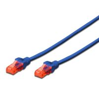 ewent cable de red rj45 cat 6 uutp 3m azul