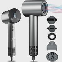 secador de pelo profesional super hair dryer ionic pantalla led tactil diseno innovador de ultima