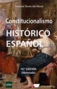 constitucionalismo historico espanol