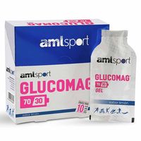 amlsport caja geles energeticos glucomag 7030 30ml 10 unidades limon one size