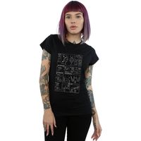 dessins animes camiseta manga larga bi27597 para mujer