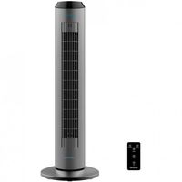 cecotec energysilence 8190 skyline ionic ventilador de torre con mando 60w gris