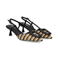 lodi zapatos de tacon medio mujer - negro talla 38