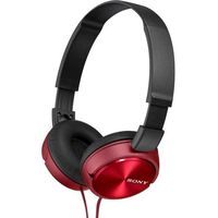 sony mdr-zx310 auriculares plegables rojos