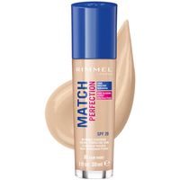 rimmel london base de maquillaje match perfection foundation - 81 fair ivoiry para mujer