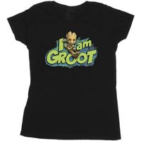 marvel camiseta manga larga guardians of the galaxy i am groot para mujer