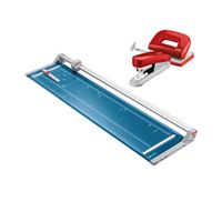 dahle 558 a0 professional rotary trimmer with stapler punching set