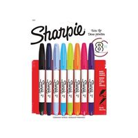 sharpie twin tip permanent marker assorted 8 pack