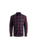 camisas jack and jones egingham twill port royale hombre