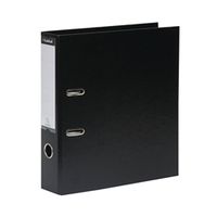 exacompta guildhall 70mm lever arch file a4 black 10 pack