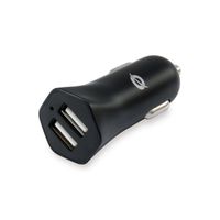 conceptronic cargador de coche 2xusb negro