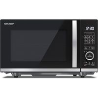 sharp yc-qg204ae-b horno microondas con grill 20l 800w negro