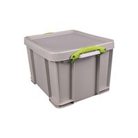 really useful 35l stacking box recycled grey 35rdgcb