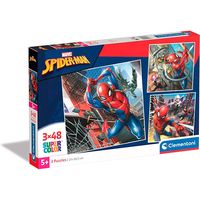 spiderman puzzle 3x48p