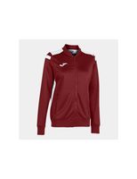 chaqueta de futbol joma championship vi mujer burdeos blanco