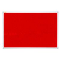 franken felt pin board x-traline 90 x 60cm red - pt130201