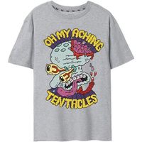 spongebob squarepants camiseta manga larga aching tentacles para hombre