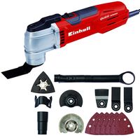 einhell te-mg 300 eq multiherramienta 300w  accesorios  estuche