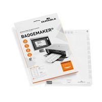 durable badgemaker insert sheets 60x90mm pack of 160 145602