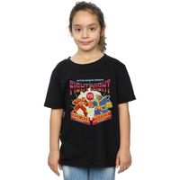 marvel camiseta manga larga fight night para nina