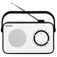 aiwa r-190 radio analogica amfm blanca