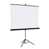 bi-office tripod projection screen 1250x1250mm black 9d006028