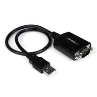 startech cable adaptador usb a serie rs232 db9 30cm con retencion del puerto de asignacion com