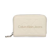 calvin klein billeteras mujer - blanco talla os