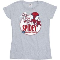 marvel camiseta manga larga spidey and his amazing friends para mujer