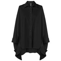 wendy trendy blusa camisa 110938 - black para mujer