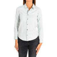 karl marc john camisa 8381-azur para mujer