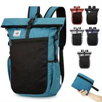 mochila plegable de moda para hombre bolsos portatiles ligeros de estilo preppy para actividades al aire libre para hombres