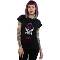 dc comics camiseta manga larga teen titans go epic boo yah para mujer