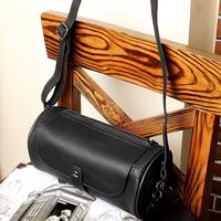 bolso de viaje pequeno de cuero sintetico para hombre estilo casual