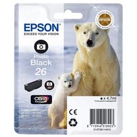 epson t2611 - cartucho de tinta original c13t26114012 negro foto